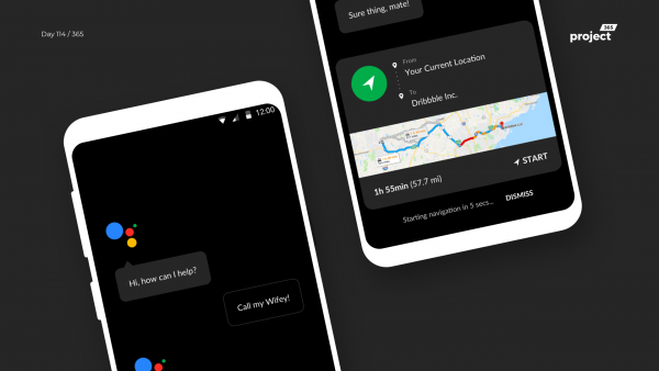 Day 114 – Google Assistant Redesign – Dark Mode