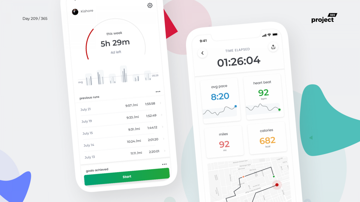 Day 209 – Running App Statistics Dashboard