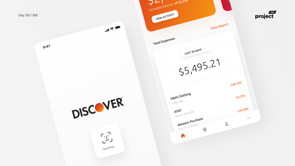 Day 331 – Discover Mobile App Redesign Concept